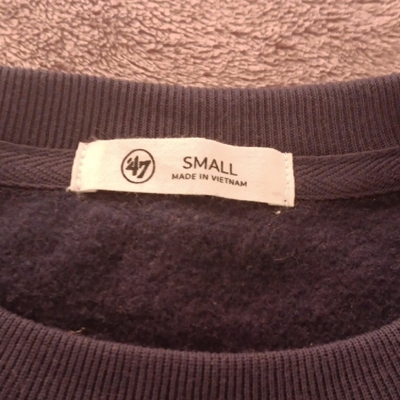 47 Black and Cream Crewneck Sweater - Picture 2 of 5